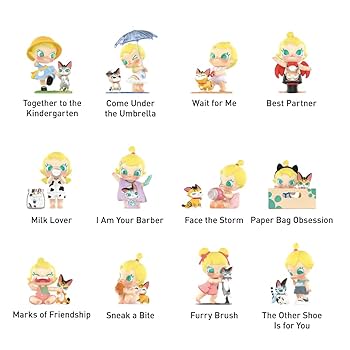 Amazon | POP MART Baby Molly & Baby Tabby シリーズ 【1ピース